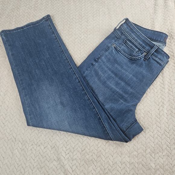 NYDJ Denim - NYDJ Not Your Daughters Jeans Womens Sz 6 Blue Jeans Straght leg Casual